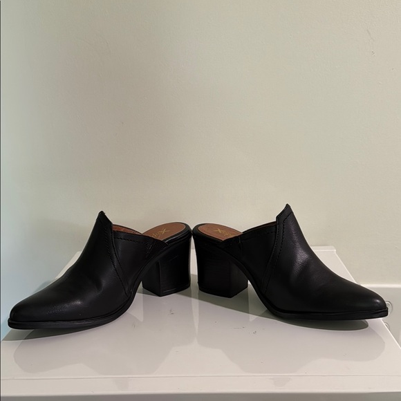 XAppeal Frankie Bootcut Block Heel Faux Leather Mules size 7 - Picture 3 of 8